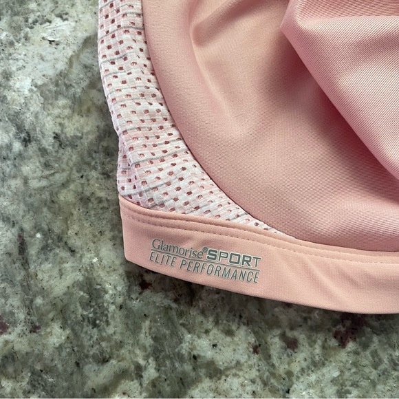 GLAMORISE 42F High Impact Seamless Underwire Sports Bra Pink - Picture 6 of 15